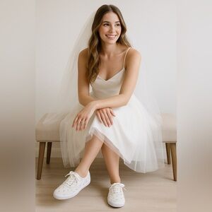 Keds x Kate Spade White Embellished Sneakers – Women’s Size 8 ✨👟